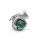 Nouveaux produits 2016 Charm Jewelry Malachite Sphère Dragon Ball Griffe Pendentif